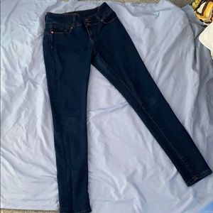 High waisted shaping blue jeans. Offers accepted.
